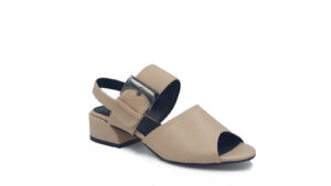 Πέδιλο Beige 778 - Leder Shoes