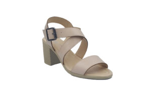 Πέδιλο Beige E215 - Leder Shoes