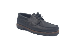 Boat Shoes BLACK COO153 - Leder Shoes