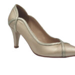 Γυναικεία Γόβα Leder Shoes - 121 - Χρυσό