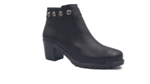 Μποτάκια BLACK B420 - Leder Shoes