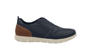 Casual LEDER Blue- Leder Shoes