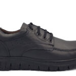 Ανδρικό Δερμάτινο Leder Shoes - 756 - Μαύρο