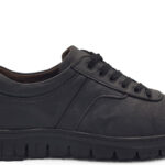 Ανδρικά Δερμάτινα Leder Shoes - 324 - Μαύρο
