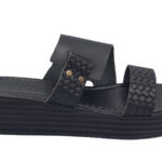 Γυναικεία Δερμάτινη Παντόφλα Leder Shoes - 3376 - Μαύρο