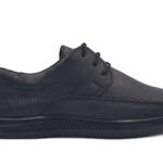 Ανδρικά Δερμάτινα Leder Shoes - N80053 - Μαύρο