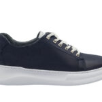 Casual Δερμάτινα Sneakers - 3902 - Μπλέ