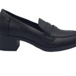 Loafers Με Τακούνι - D2731 - Μαύρο