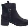 Μποτάκια BLACK - Leder Shoes