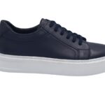 Ανδρικά Sneakeras Δερμάτινα - RN1816 - Μπλέ